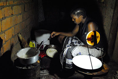 Solar Torch Cooking